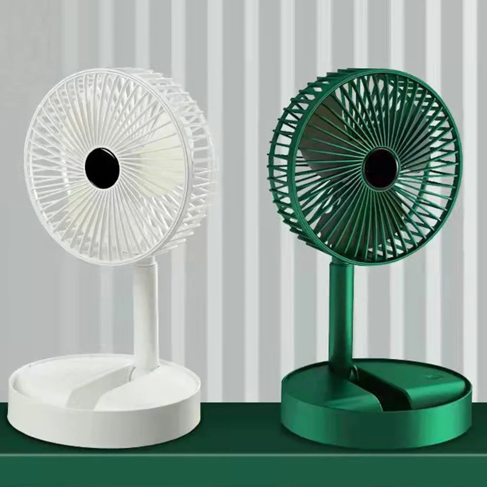 USB Foldable Electric Fan Cold Air Portable Indoor Outdoor Ventilador Mini Home Cooling Table Fan Camping Desktop Air Cooler Fan