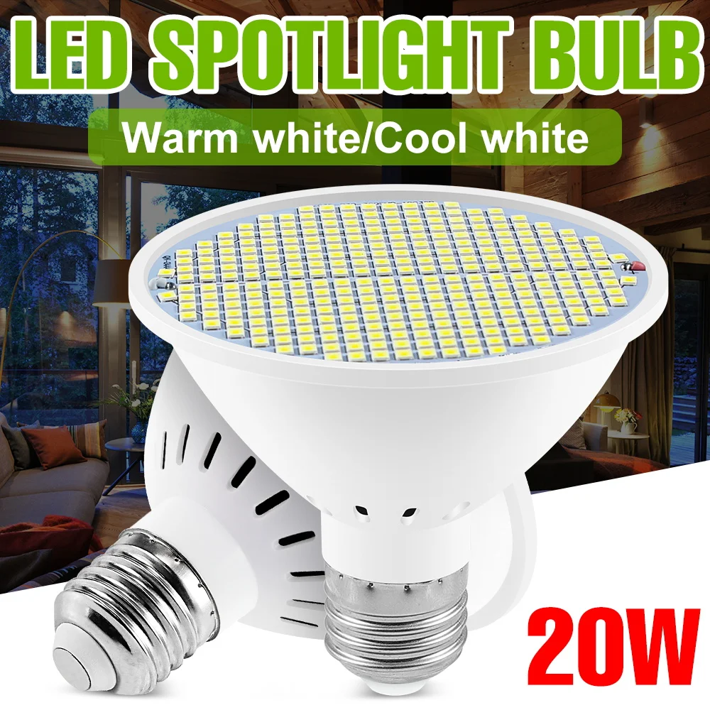 

Светодиодная лампа 20 Вт, высокая яркость, E27, в форме кукурузы, 220 В, для потолочной люстры, 110 В, точечный светильник для гостиной, спальни, встраиваемый встраиваемый светильник