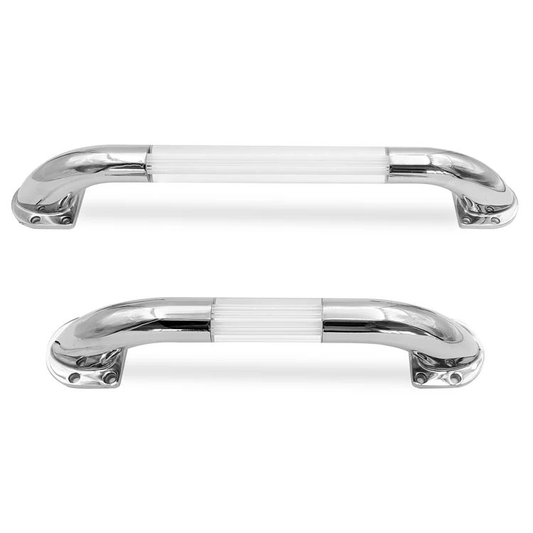 RV Refitting Accessories Daquan Motorhome Car Stainless Steel Door Handrail  Luminous