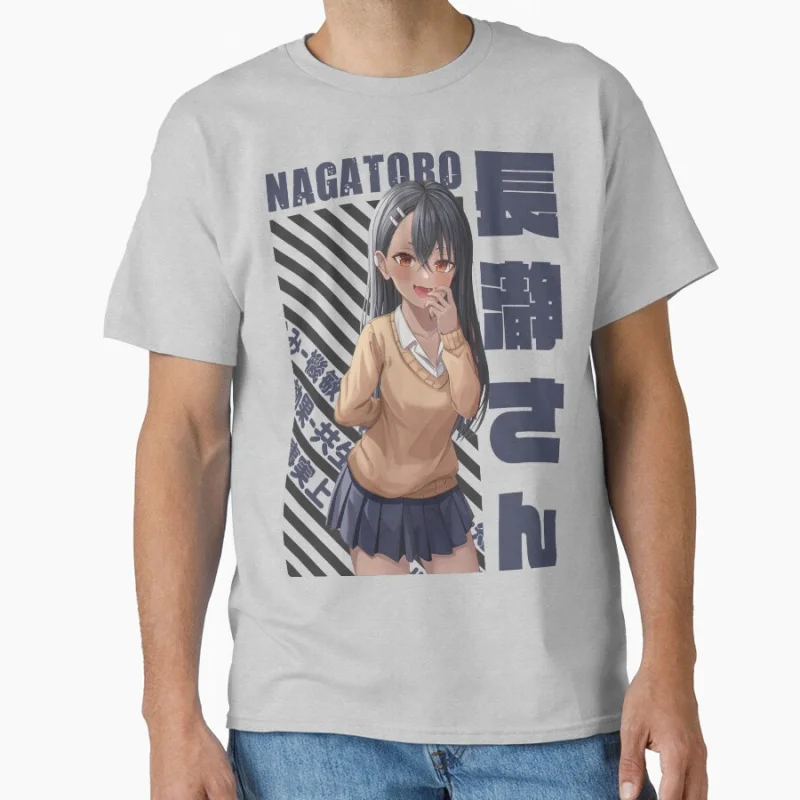 تي شيرت Ijiranaide، Nagatoro-san، Dont Toy With Me أنيمي تي شيرت للرجال مقاس كبير ملابس مانغا جرافيك مطبوعة Y2k تي شيرت كارتوني #3