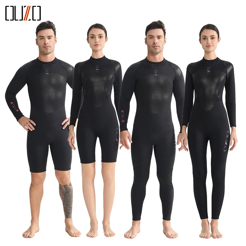 

Mens Women 3mm Shorty/Full Body Wetsuit, Diving Suit Back Zip Wet Suit for Diving Snorkeling Surfing Swimming Keep Warm Swimsuit