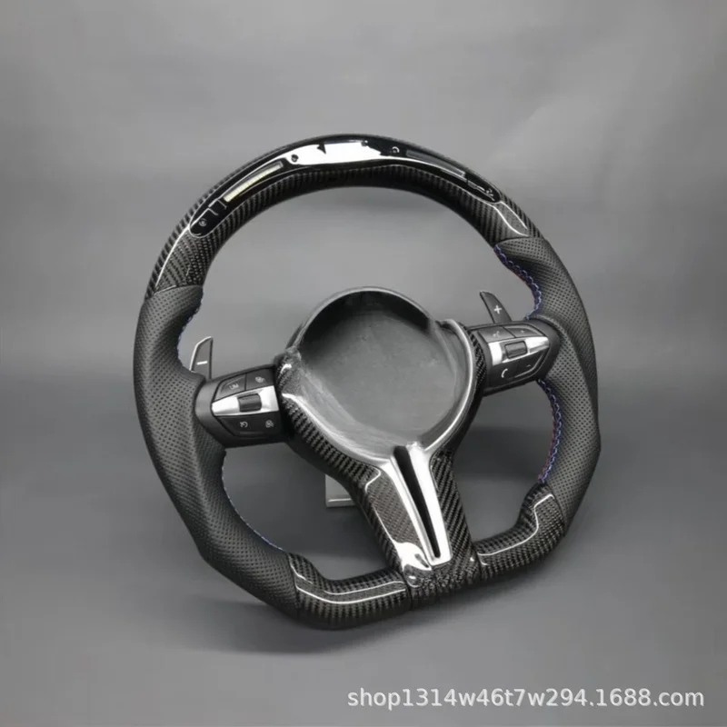 For BMW 1 2 3 4 5 Series X1 X2 X3 X4 X5 X6  Cover F30 Steering Wheel Assembly With LED Light Strip Horn Shell