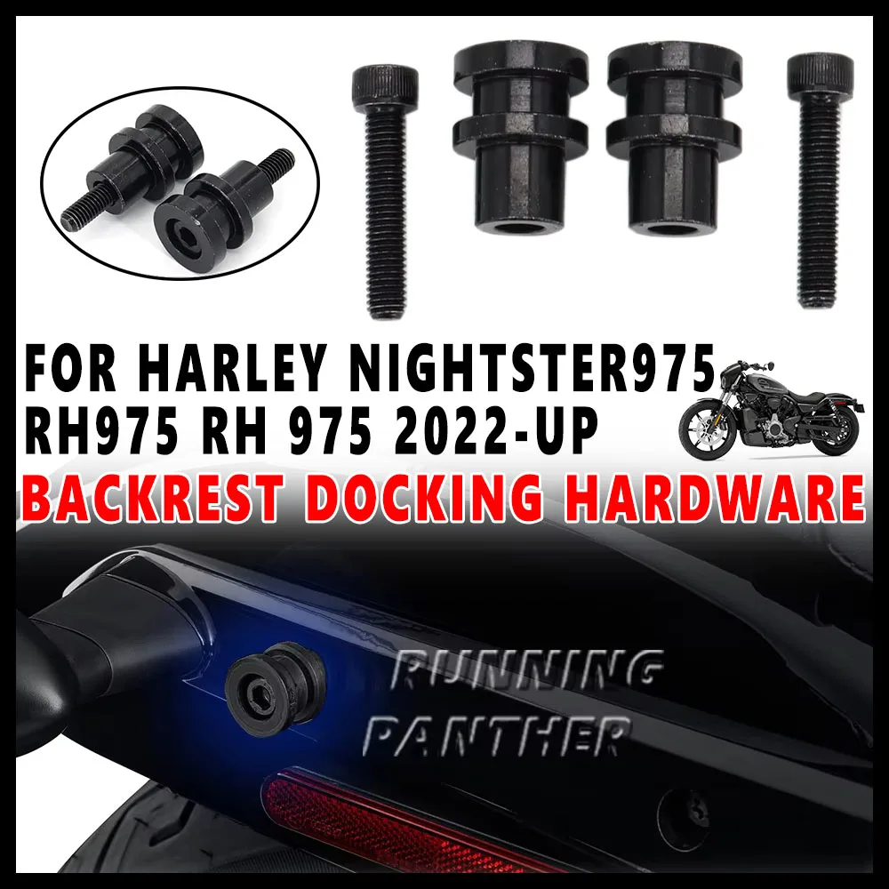 

Для Harley Nightster 975 RH975 RH 975 2022-Up аксессуары для мотоциклов черный металлический держатель Sissybar комплекты стыковочного оборудования для спинки