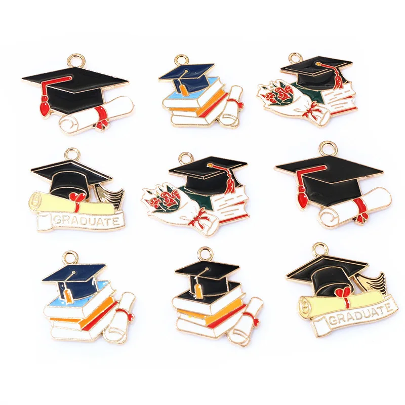 أنيق التلبيب دبوس بروش التخرج قبعة الدكتوراه دبوس لحفل التخرج مدرسة التخرج #1