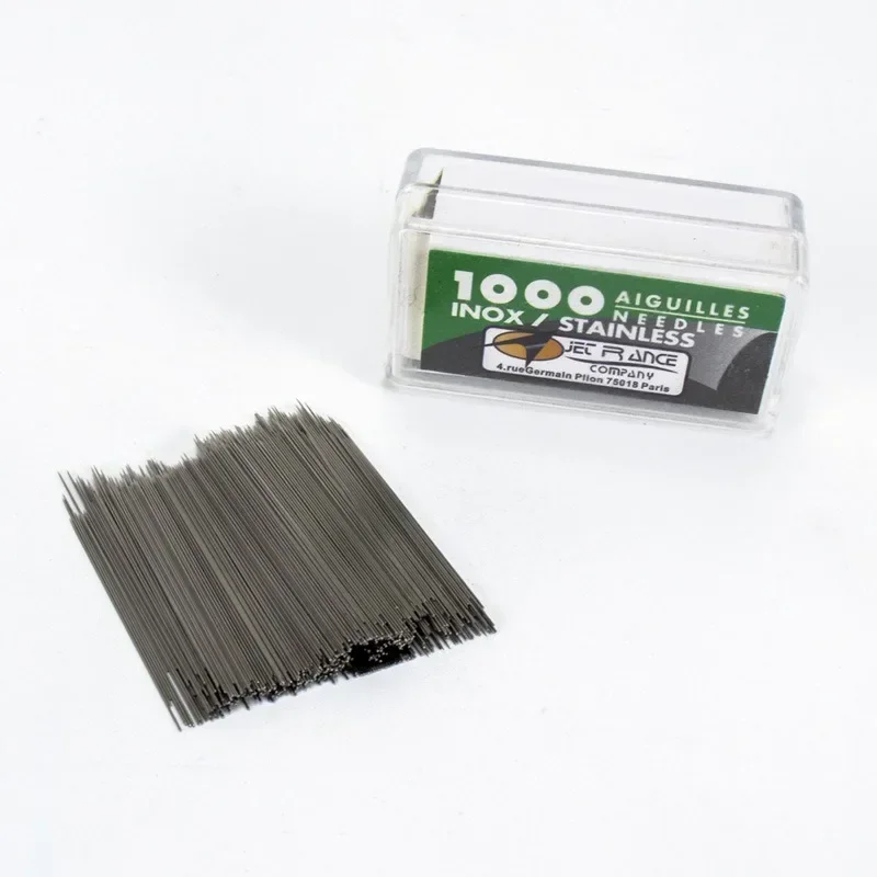 1000Pcs/box Profession Stainless Steel Tattoo Needle Cartridge Tip Needle Silk Tattoo Needle Looseneedle 0.25mm Piercing Needles