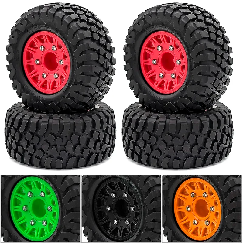 

For 1:8 1:10 Trax Slash Huanqi 727 Vika 112mm Tire Rc Car Model Short Card General Road Tire Upgrade Tire Adapter 12mm/14/17mm