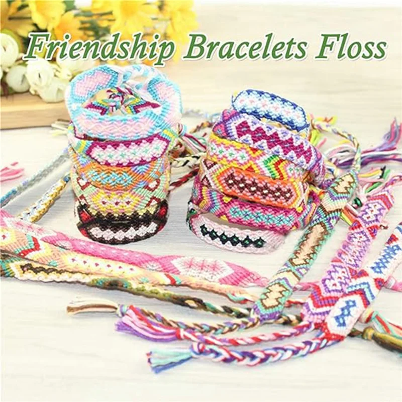 

447 Color Embroidery Thread, Hand Embroidery Wiring, Bracelet Rope Weaving Material,