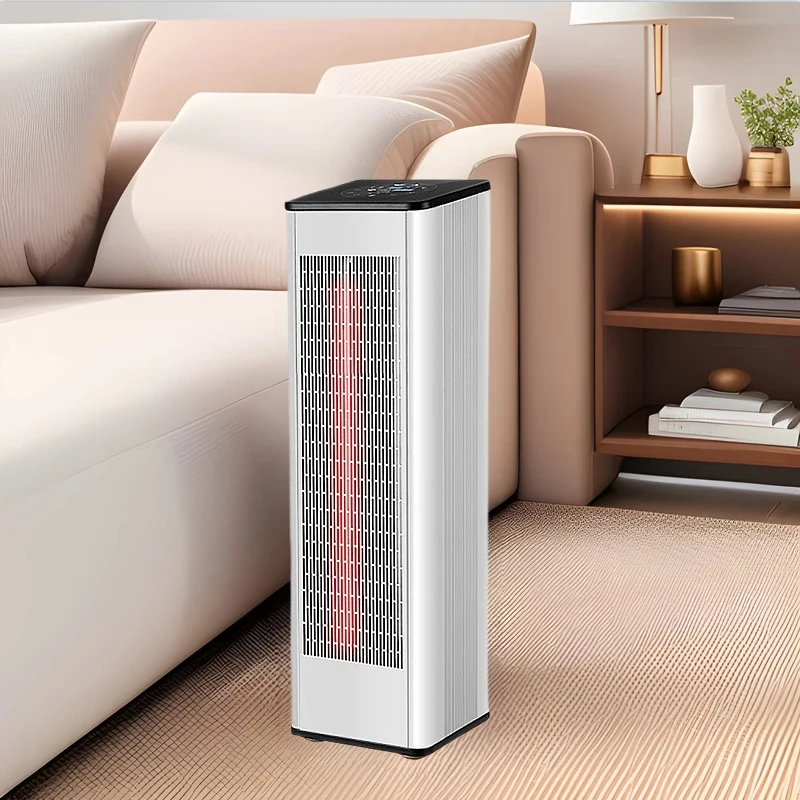 2000W Floor Stand Fan and Heater PTC Quiet Electric Fan Heaters for Home Portable