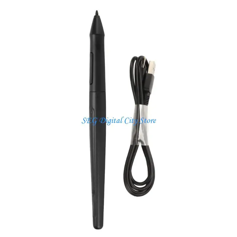 U75B Ergonomic Customizable Shortcut Styluses Pen With 8192 Pressure Level For Artists