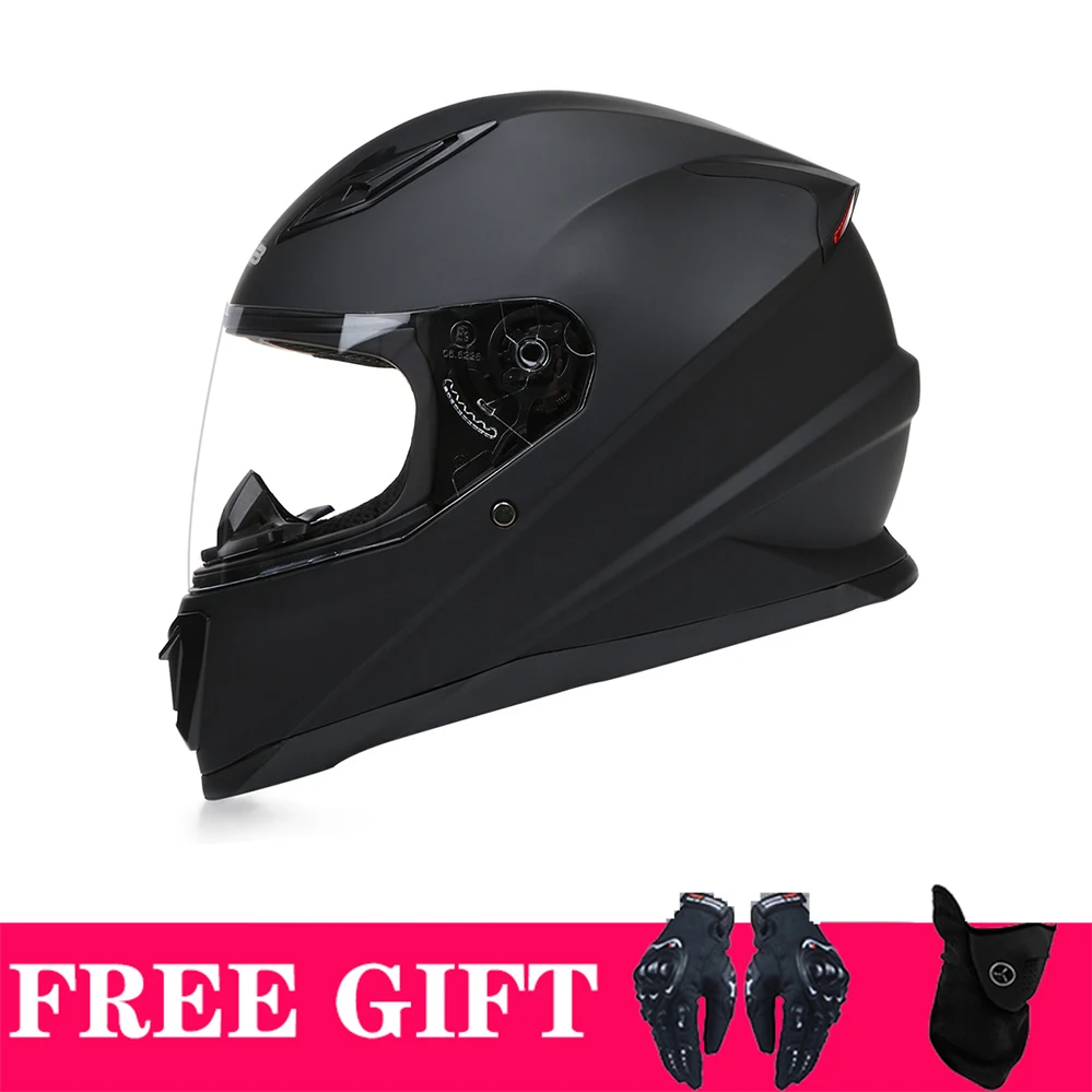 

Motorcycle Helmets Integral Full Face DOT Approved Certified Helmet Men's Women's Racing Moto With Anti-fog Visor Motocicleta