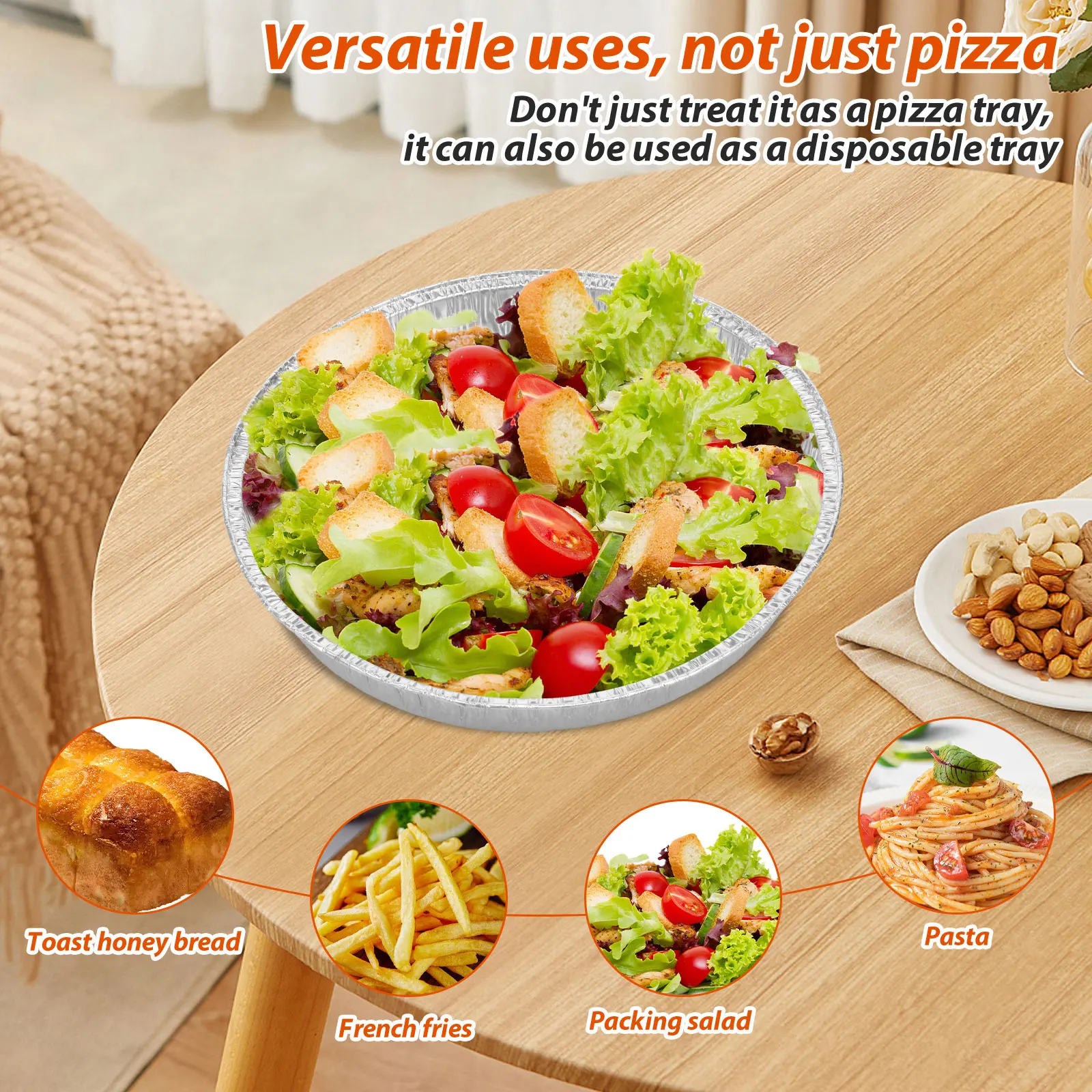20 Pcs Round Aluminum Foil Piz - огляд і ціна Pizza Conveyor Oven