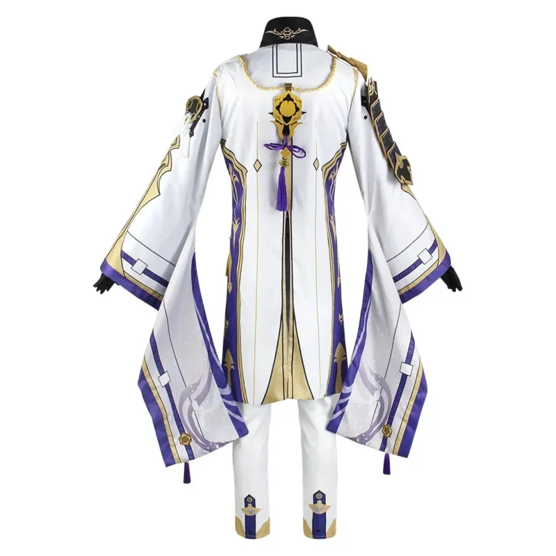 Genshin Impact Kamisato Ayato Cosplay uniforme peluca disfraz Anime disfraces de Halloween para hombres juego