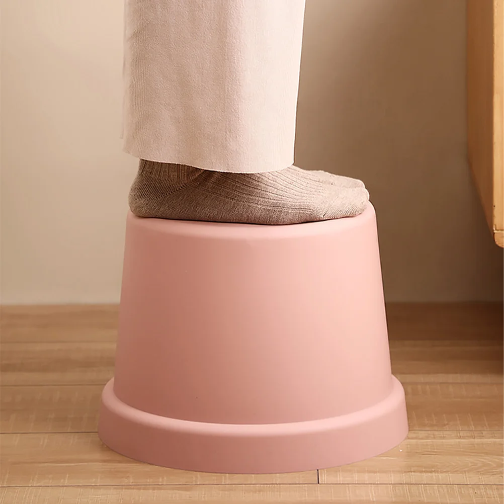 

Children Stool Plastic Footstool Small Sitting Step Stool Anti-Slip Lightweight Portable Kids Furniture Home Use