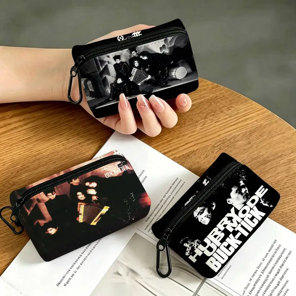 Classic B-Buck T-Tick Anime Oxford Fabric Mini Coin Wallet Smooth Zipper Hanging Design Multi-use Small Storage Bag For Travel