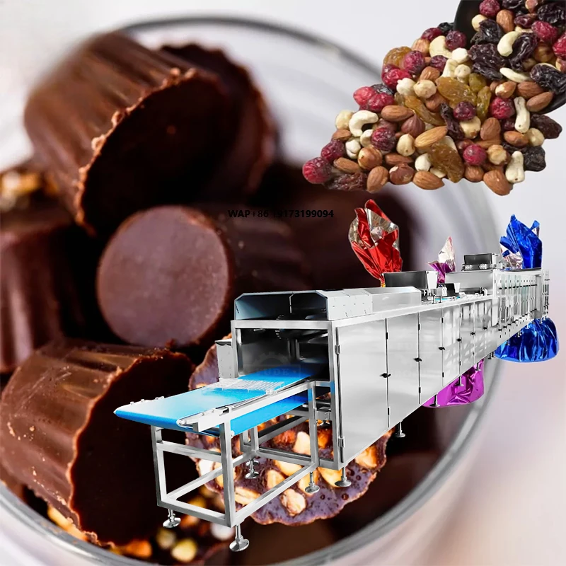 Creal Nut Spreaying Chocolate Making Line Easy Cleaning and Use Chocolate Production Machine Chocolate Depositor