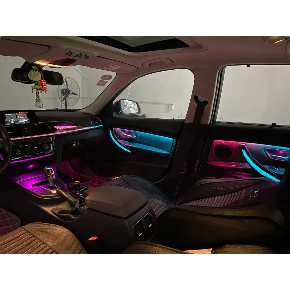 Dynamic F34 F36 Ambient Light for BMW F30 3 Series 3GT 4 Series Interior LED Light Upgrade Trim Kit Accessories