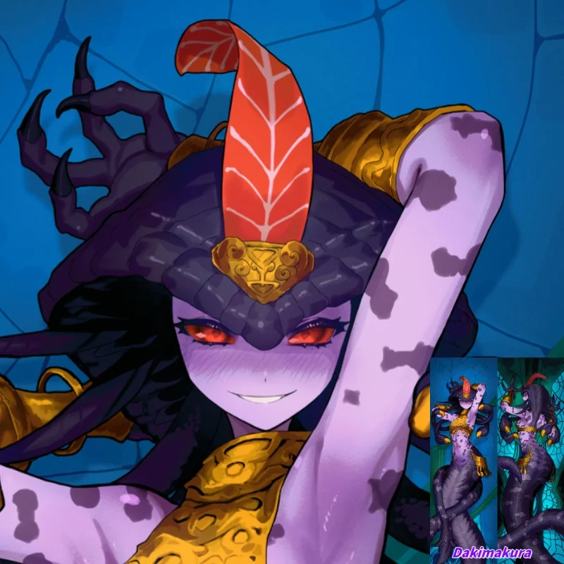 Funda de almohada Dakimakura de Anime, funda de almohada con estampado de Orcs alienígenas de doble cara, funda de almohada de tamaño real, regalos