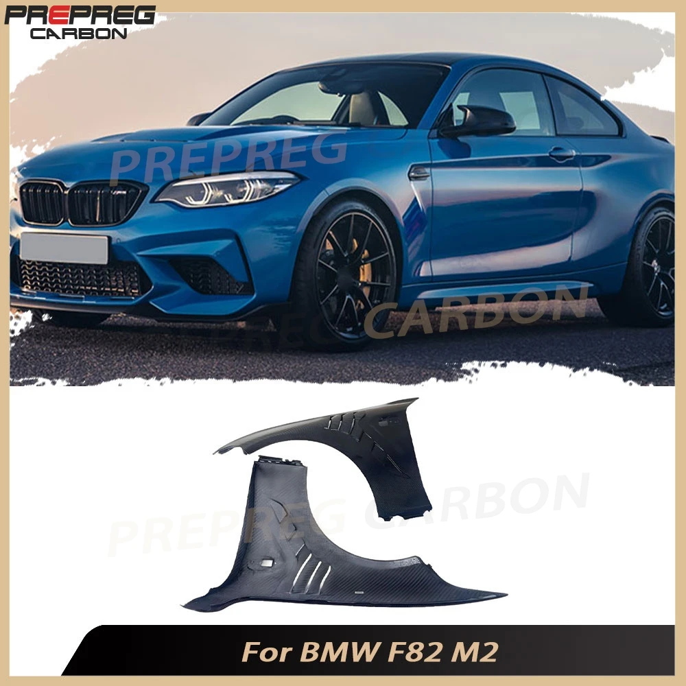 

for BMW F82 M2 2016-2022 Side Fenders Carbon Fiber Front Fender Bumper Rail Reinforcement Body Kit Car Accessories