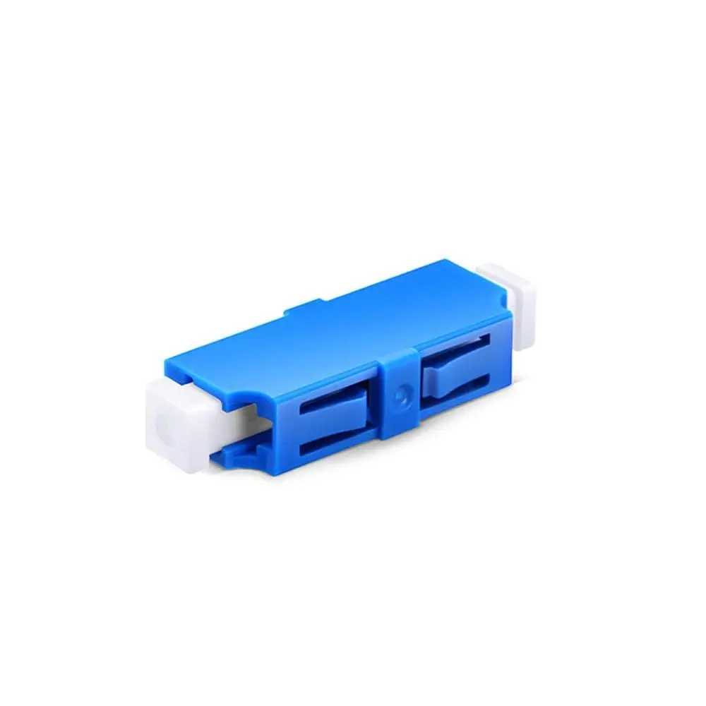 10 unidades de adaptador de fibra óptica LC Simplex hembra a hembra, conector acoplador LC/UPC monomodo para panel de conexiones ODF