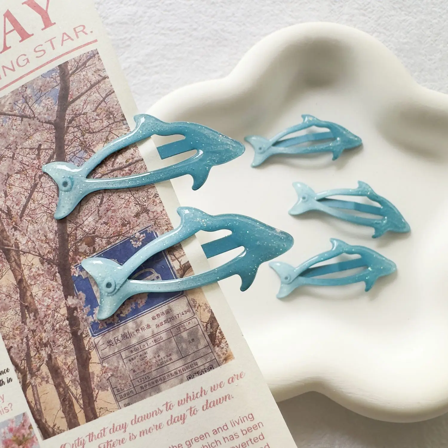 

10Pcs Cute Cartoon Dolphin BB Hair Clip For Women Girls Versatile Bangs Hair Clip Fashion Side Clip Hair Accessories Gifts