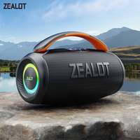 ZEALOT-P11 Bluetooth Speaker 50W Wireless Party Speaker with Bluetooth 5.4, Stereo Sound,Comfortable handle,Controllable lightin