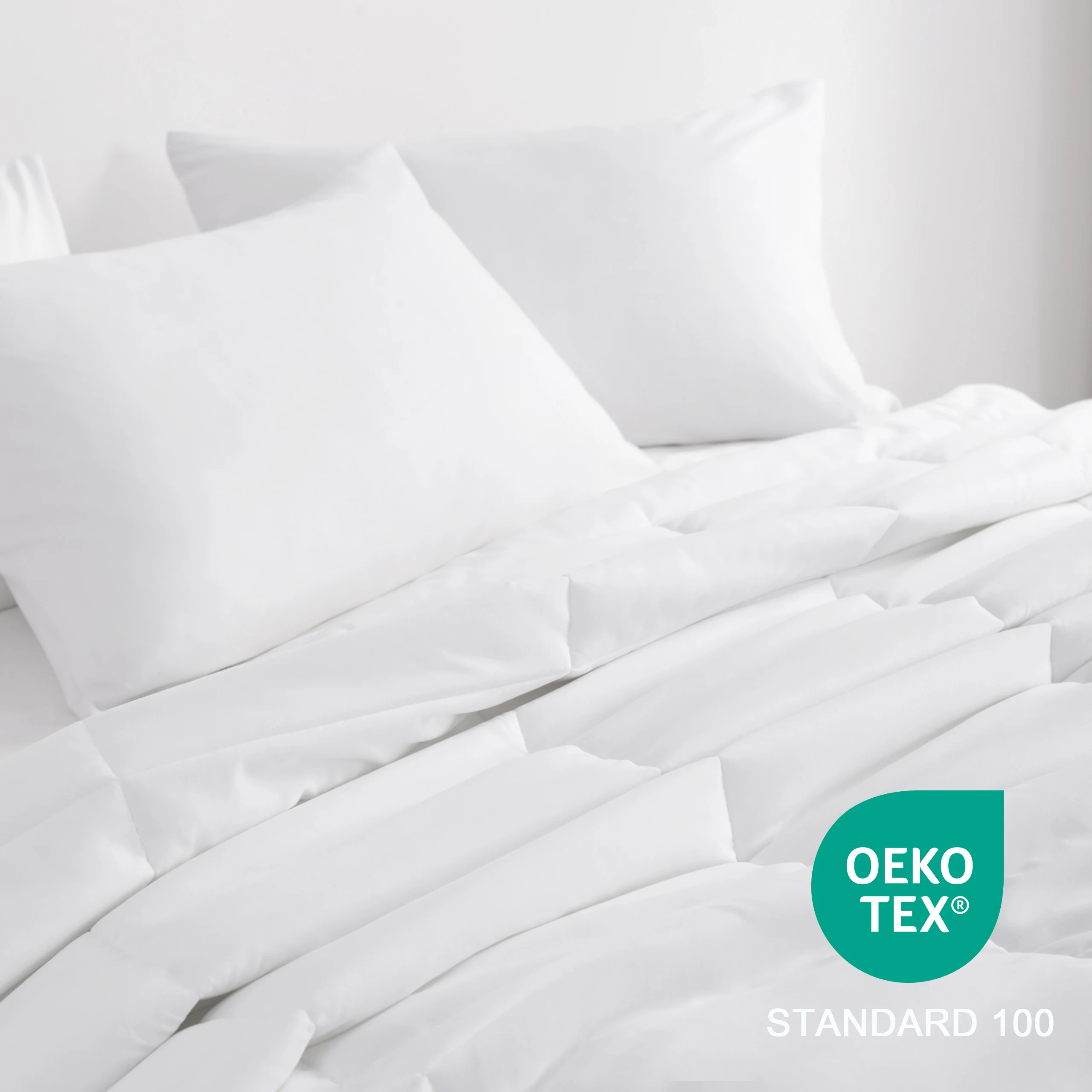 Ntbay-White acolchoado Duvet Insert, Ultra macio, baixo Consolador Alternativa, Twin, 68x90