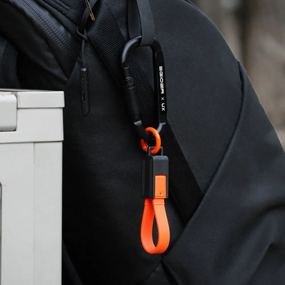 

TPE USB 4 Cable Double Headed Lightweight Type C Data Cable Lanyard Portable Data Transfer Line Mobile Phone Accessories