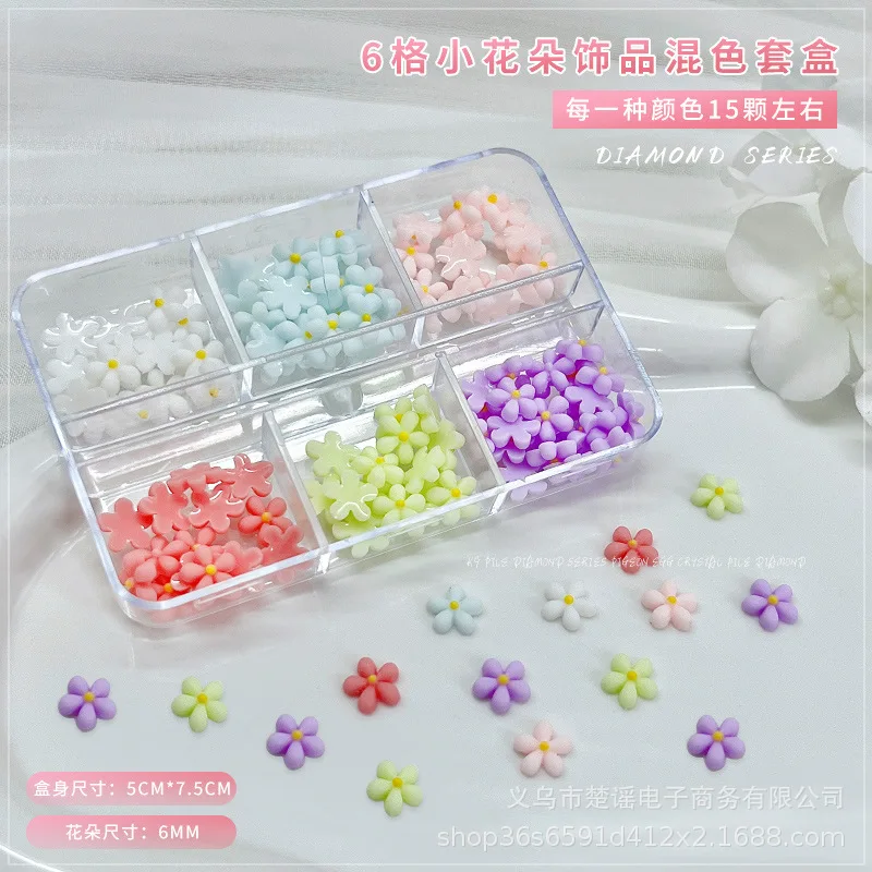 Resina cinco pétalas flor frangipani bowknot estrela rebite liga de metal garfo grânulo punk acessórios da arte do prego decorações ferramentas manicure