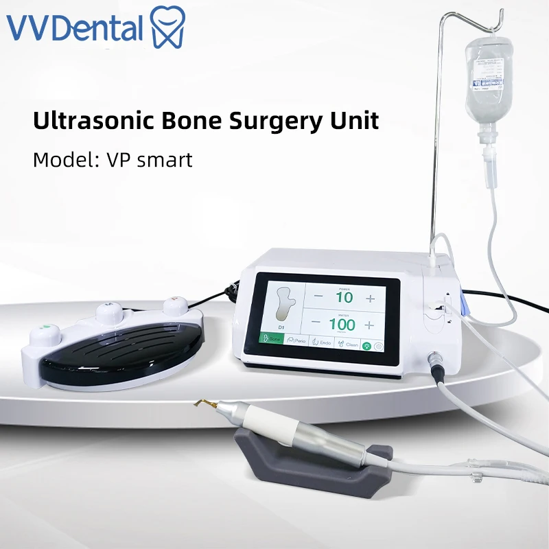 VVDental Dental Piezosurgery Piezo Bone Cutter Equipment Ultrasonic Bone Surgery Machine Implant Motor With 7-inch Touch  Screen