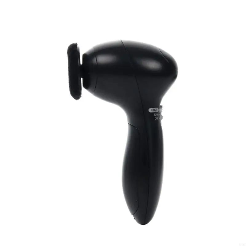 A0NC Máy làm sạch giày điện Bàn chải Bụi Bụi Bụi Bàn chải Polisher Bộ dụng cụ chăm sóc da động cho giày, túi, sofa dễ sử dụng