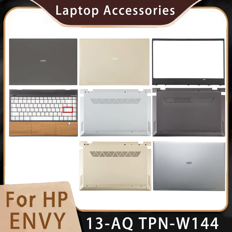 

Новинка для HP ENVY 13-AQ TPN-W144; Сменные аксессуары для ноутбуков, задняя крышка/Упор для рук/нижняя часть с логотипом