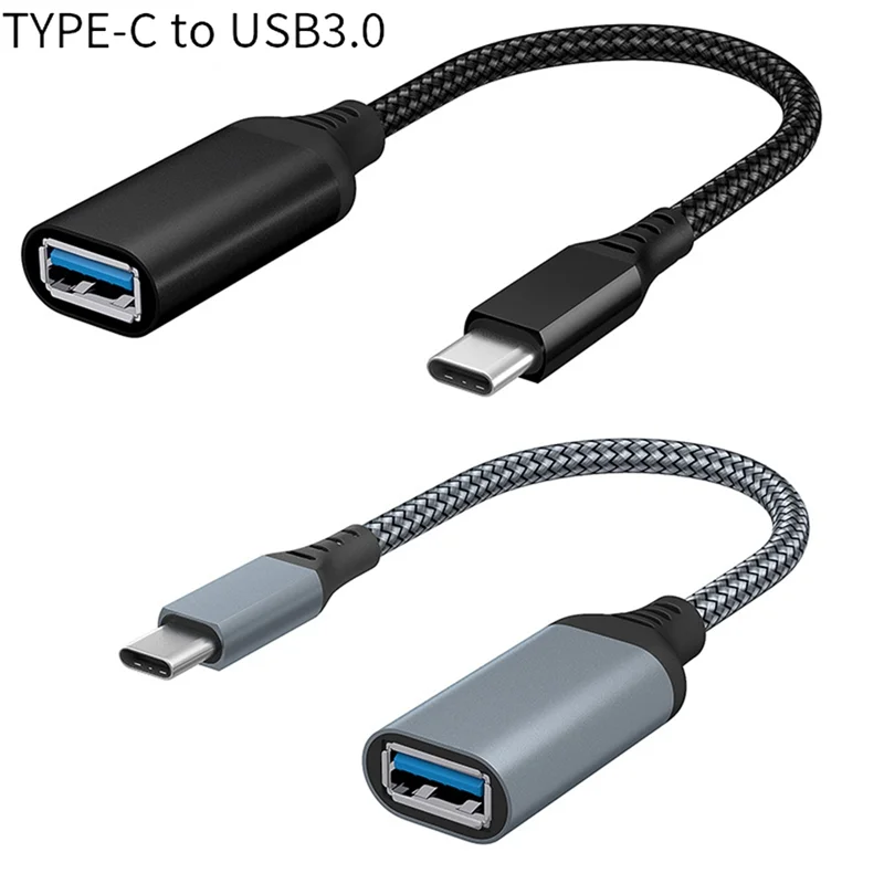 AEE7-High Quality Data Cable Type-C To USB3.0 Transfer Cable For Mobile Tablet Computer Vehicle Extension Converter