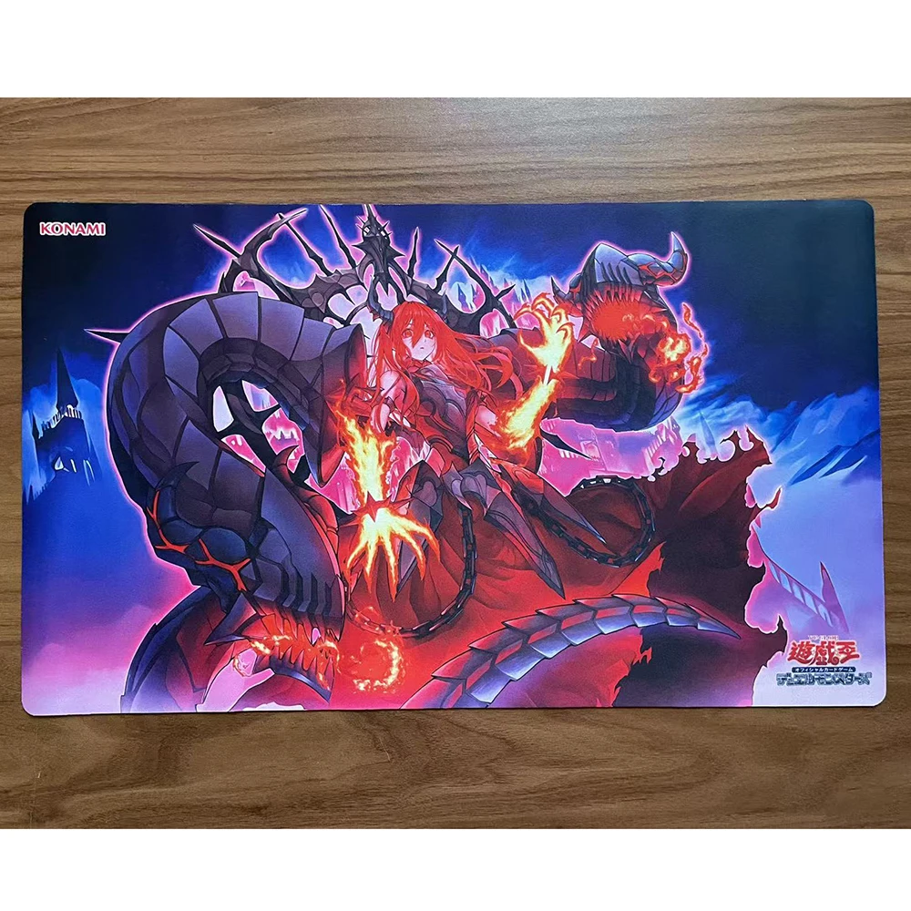 Yu-Gi-Oh Prisoner Princess of Fruitful Flames Game Card Pad YGO Mat KMC TCG YuGiOh Mat