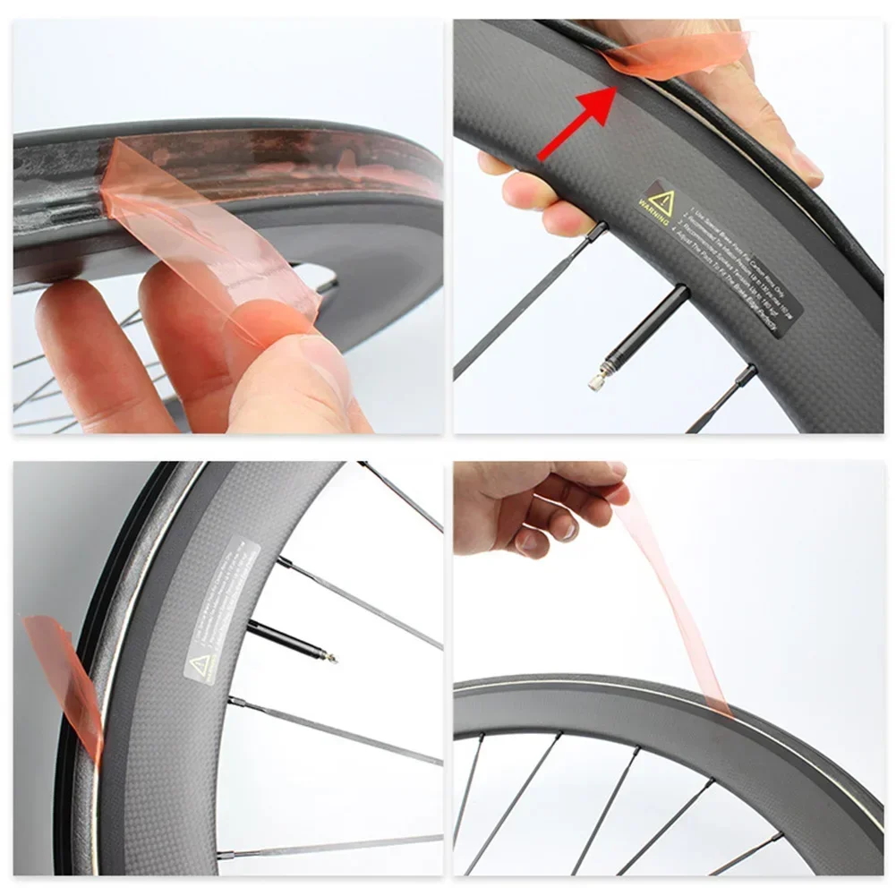 1pc Tube Tire Double-Sided Rubber Tube Tire Back Rubber 5m Length Bicycle Repair Tools Tire Tubular Adhesive Glue Tapes