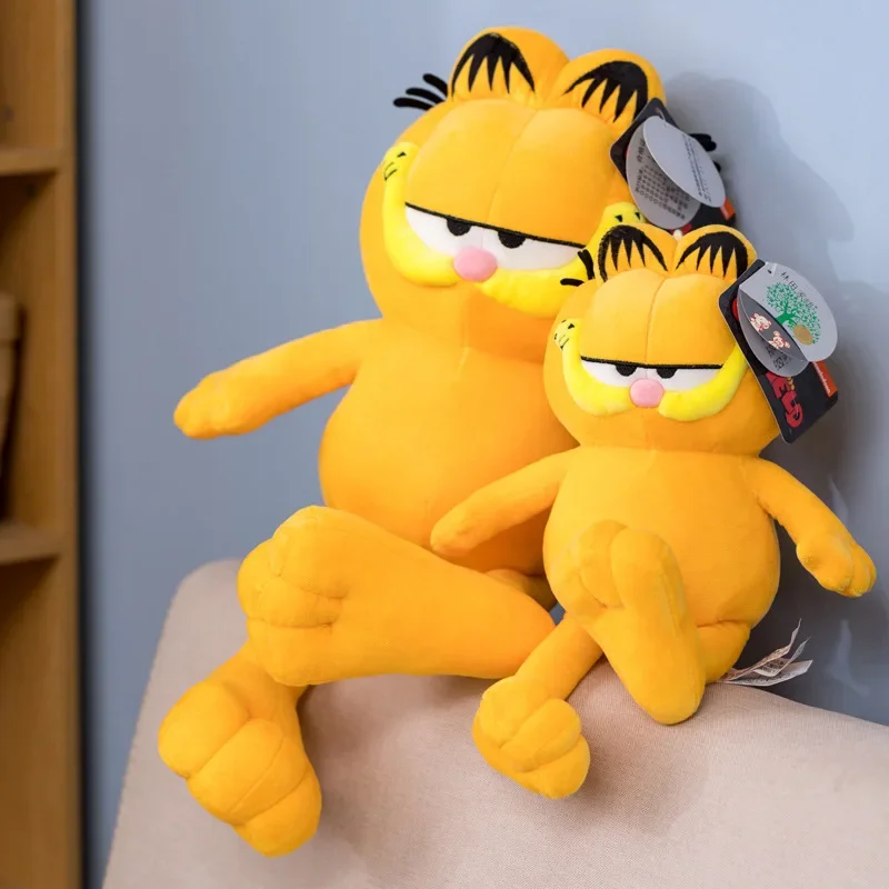 Garfield-muñeco de peluche de gato gordo para niños, juguete de peluche de gato suave Kawaii, regalo de cumpleaños y Navidad