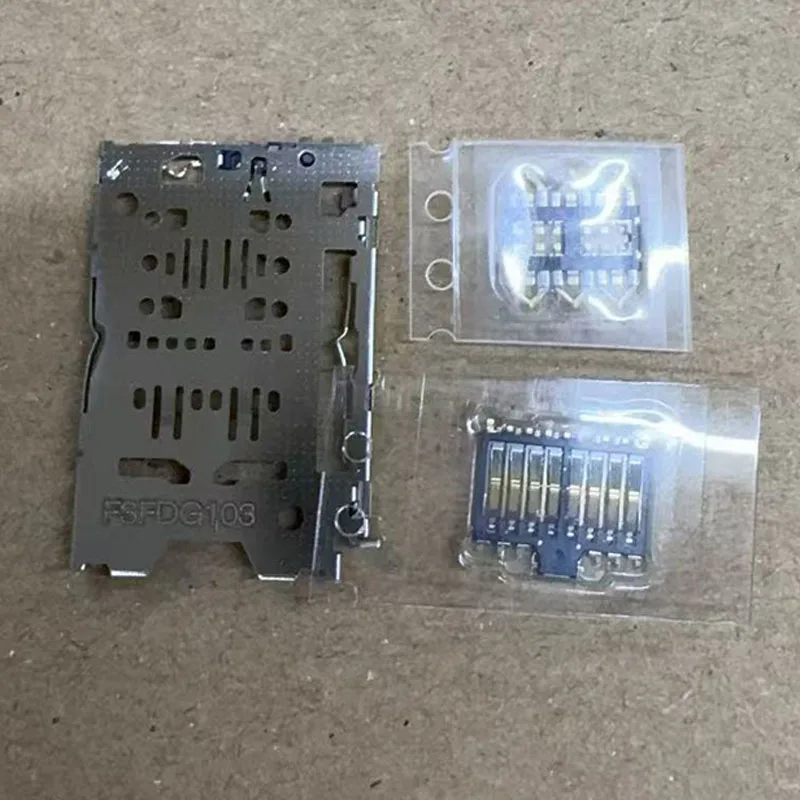 2-10Sets SIM Card Reader Slot Tray Connector Holder Plug Jack Socket For Huawei Honor Pad X9/X8 Pro ELN-W09 ELN-W00 ELN-W10