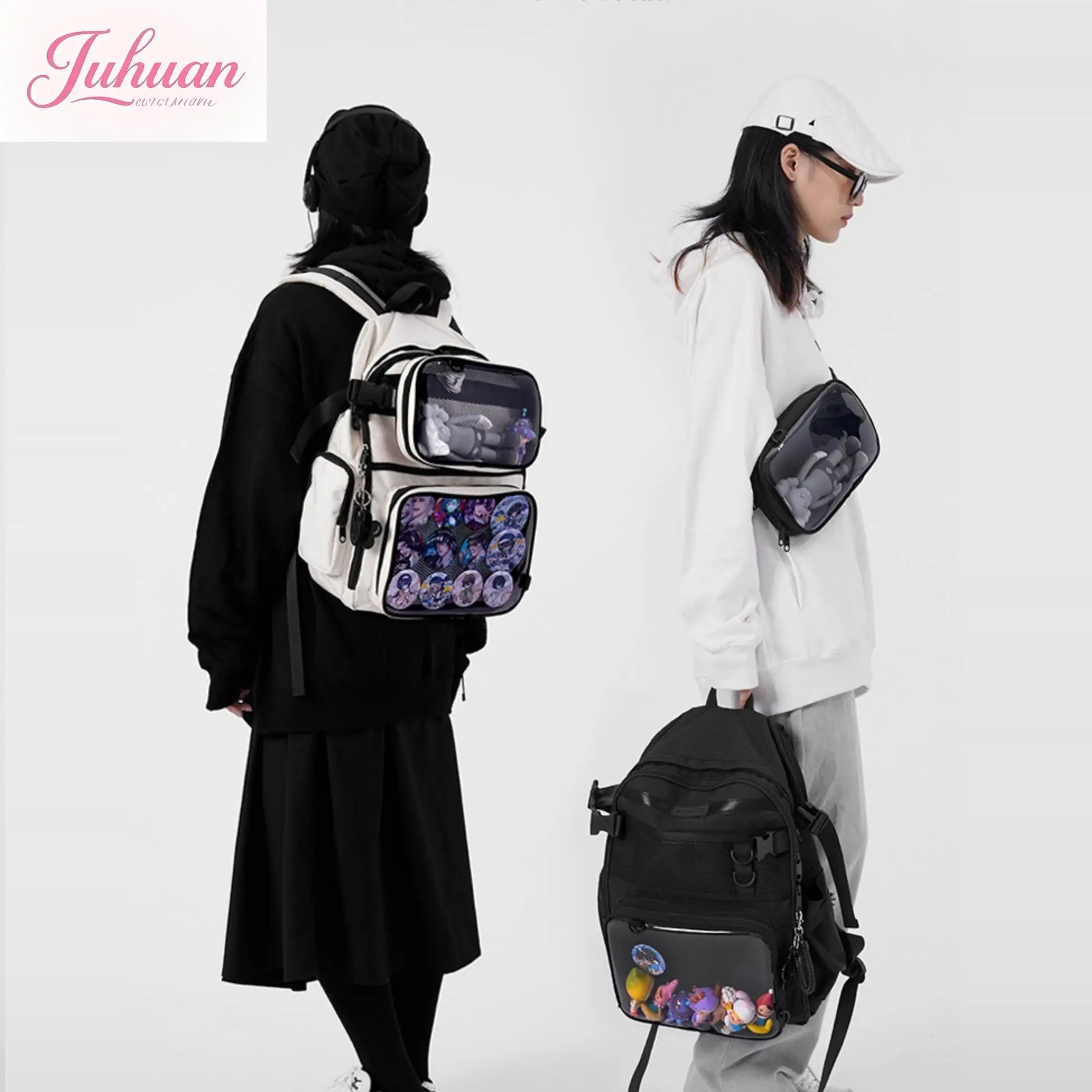 Japan Daily Detachable Dual-purpose Ltabag Small Food Intake Student Large Capacity Two-dimensional Backpack College Schoolbag