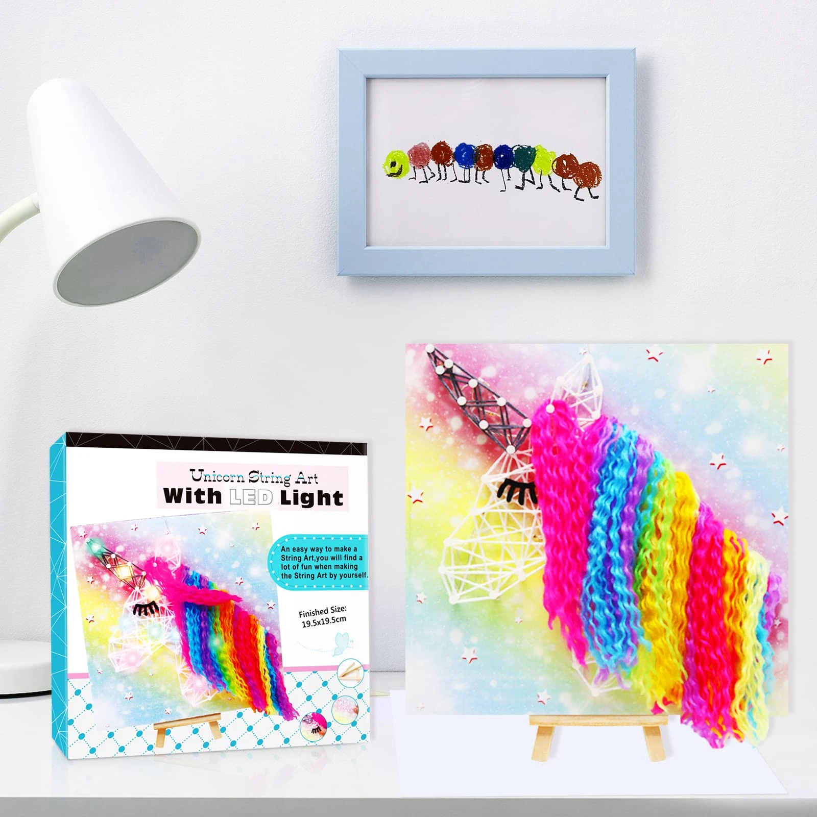 

3D гирлянда Art Latern and Crafts Light Nail Kit Light DIY Crafting Decorations Supplies Kit Sets for Kids Children Girl Adu