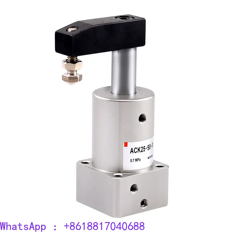 Pneumatic small cylinder 90 degree rotation clamping SRC32 corner down pressure ACK25/40/50/63 X90-R/L