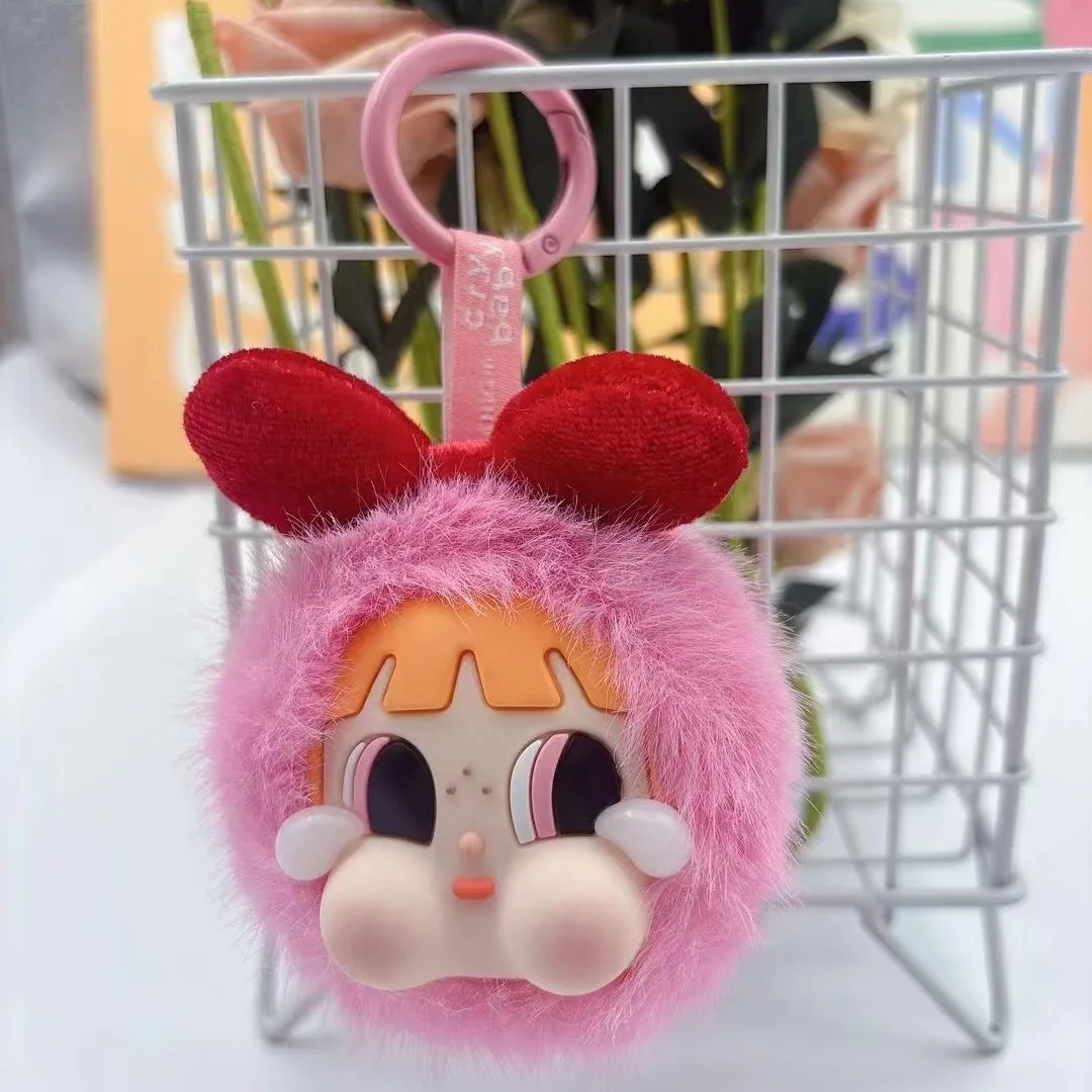 Crybaby Vinyl Gesicht Puppe Serie Blind Box Huahua Maomao Paopao Tasche Anhänger Kawaii Anime Figur Überraschung Spielzeug Geheimnis Geschenke