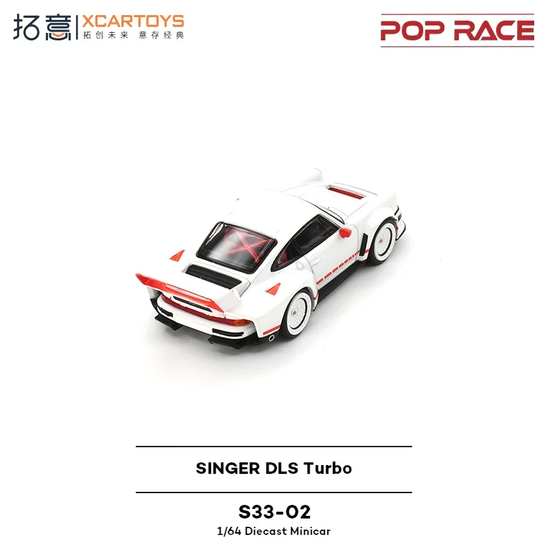 在庫あり Xcartoys 1:64 シンガー DLS ターボ 964 トラック ホワイト ダイキャスト ディオラマ モデル コレクション ミニチュア おもちゃ ポップレース