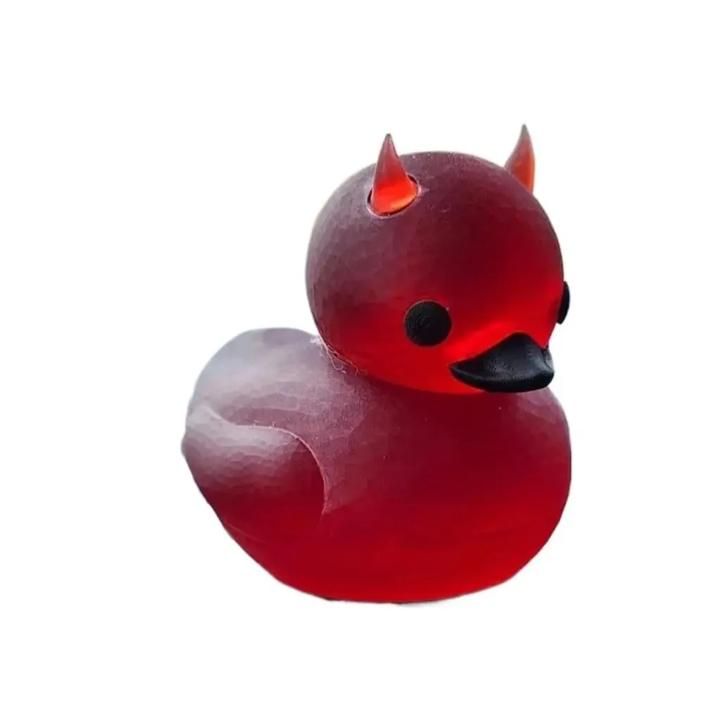 Duck Ornament Lil' Devil Ducky Mysterious Car Interior Decoration Cute Duck Figurines Car Accessory Devil Elements