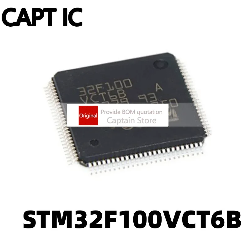 5PCS STM32F100VCT6B LQFP100