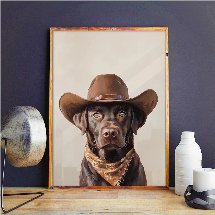 labrador-cao-cowgirl-chapeu-pintura-diamante-pet-diamante-bordado-arte-ponto-cruz-mosaico-imagens-artesanato-decoracao-de-casa