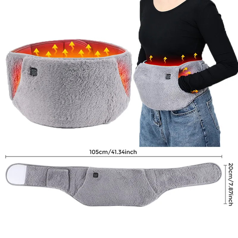 Electric Heating Pad Waist Belt Hand Warmer Winter Heater Cold-proof Uterus Warming Pad USB Charging Abdominal Heating Belt
