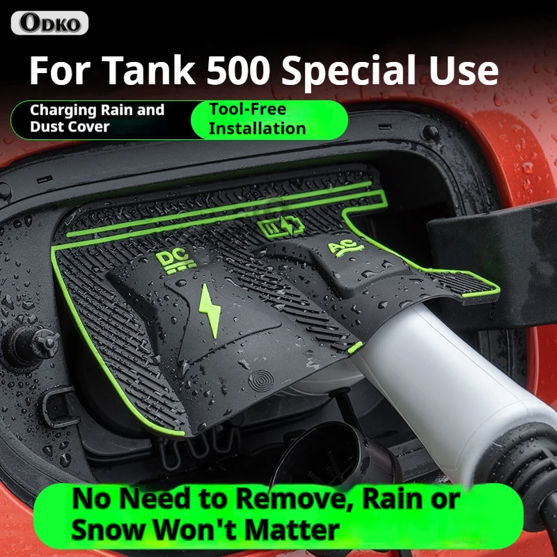 For Tank 300 400 700 Hi4-T 500 Dedicated New Energy Car Charging Port Waterproof Protector Cover Gun Rain Cover