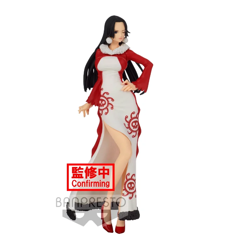 Bandai Banpresto หนึ่งชิ้นกลิตเตอร์ & เสน่ห์, Boa Hancock สไตล์ฤดูหนาวของเล่นอนิเมะตุ๊กตาขยับแขนขาได้คอลเลกชันของขวัญ