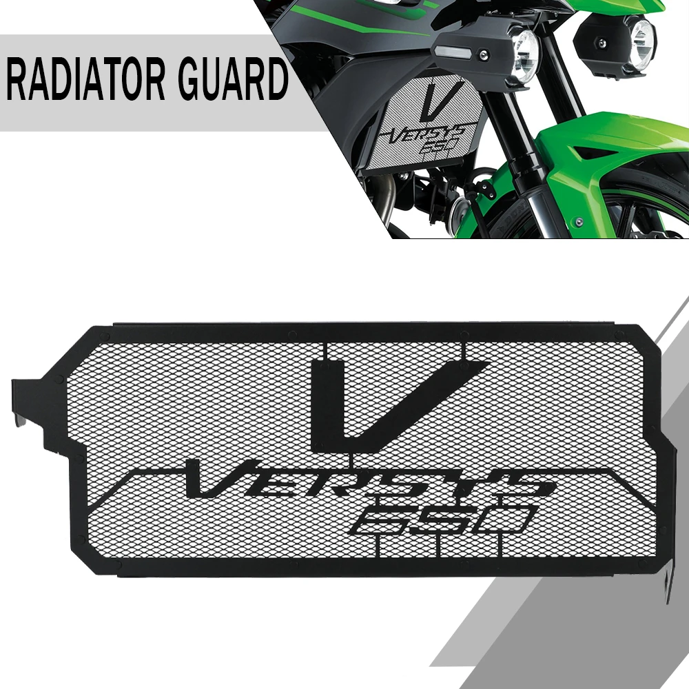 

Motorcycle Radiator Grille Guard Protection Water Tank Guard For KAWASAKI VERSYS 650 2015- 2023 2024 2022 VERSYS650 Accessories