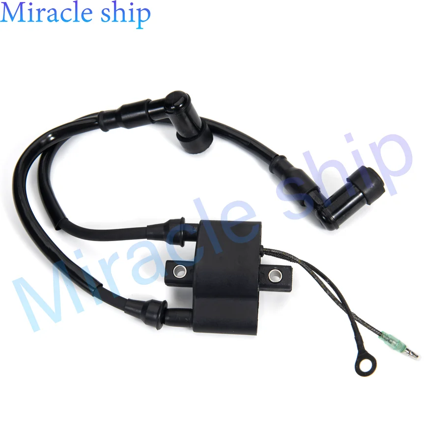 3G2-06040 Ignition Coil For Tohatsu Mercury Engine 25 30HP 160643 with Plug Cap 8M0047311 Accessories Replaces Parts