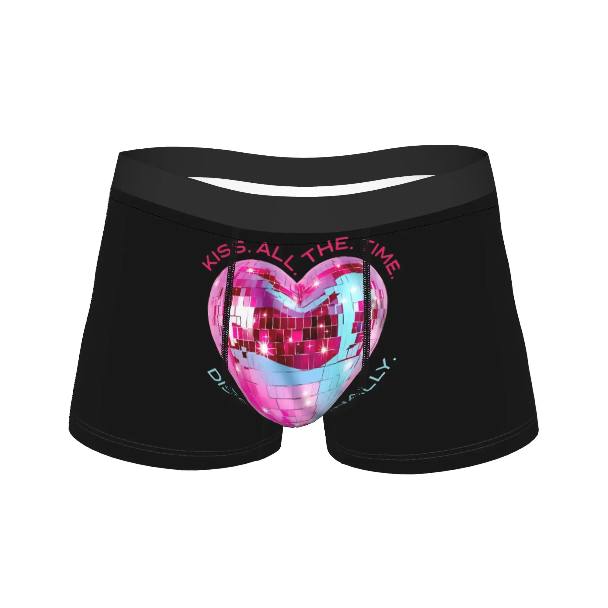 

Kiss All The Time Disco Retro Harrys Style Albums Underwear Men Panties Customs Elastic Trunk Quality Boxer Brief Plus Size